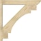 Ekena Millwork Merced Slat Rough Sawn Outlooker, Douglas Fir, 6"W x 38"D x 38"H OUT06X38X38MRC06RDF - alternate 4